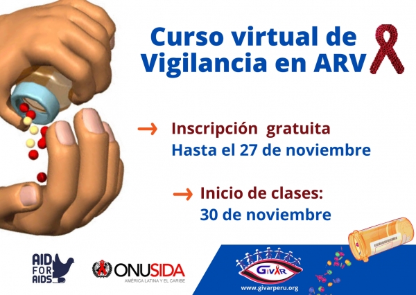 GIVAR REALIZA CURSO VIRTUAL SOBRE VIGILANCIA EN ARV